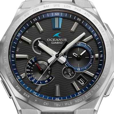 CASIO OCEANUS OCW-T6000-1AJF Titanium Bluetooth Radio Solar Watch