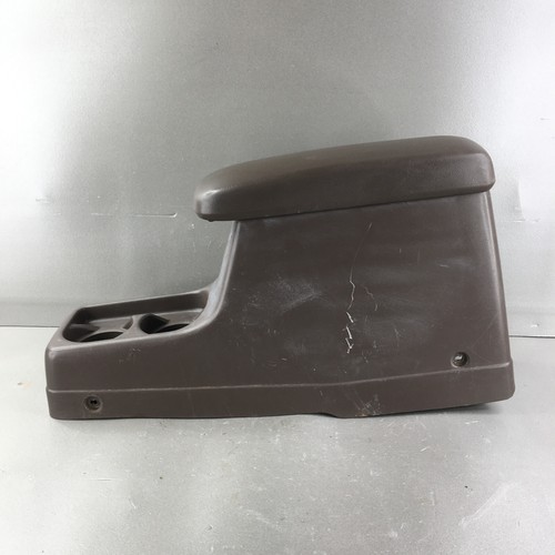 1996 1997 Nissan Pickup D21 Hardbody Truck Center Console Armrest OEM Brown - Picture 4 of 9