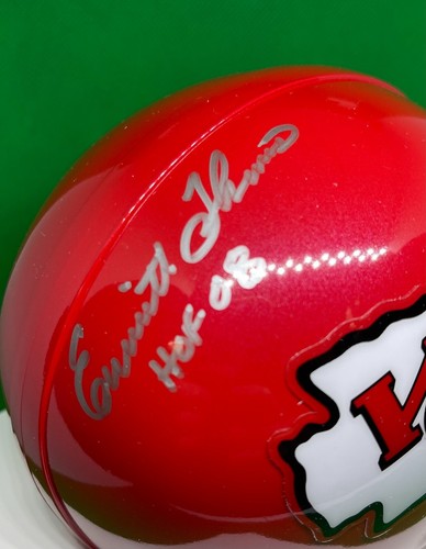 EMMITT THOMAS AUTO AUTOGRAPH MINI HELMET TRISTAR AUTHENTIC KANSAS CITY CHIEFS - Picture 2 of 4