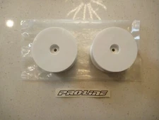 Vintage Rc Rear Wheels White Pro Line Never Installed