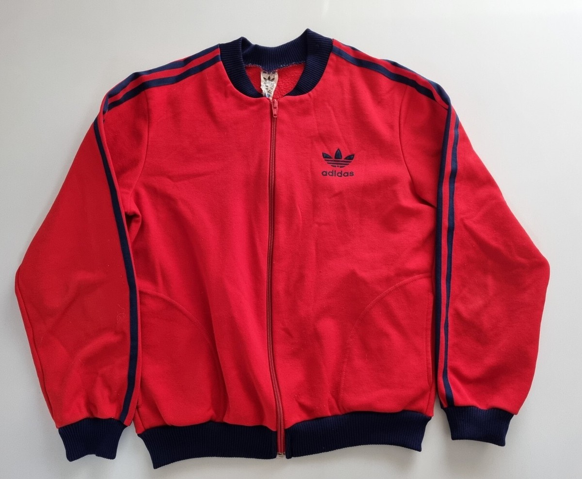 80's retro tracksuit jacket zip up vintage Adidas Size 16 80's retro tracksuit jacket zip up vintage Adidas Size 16