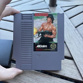 Rambo (Nintendo Entertainment System, 1988) NES Game & Sleeve Tested