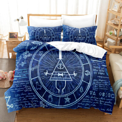 Gravity Falls Bettwäsche Set 08 Kissenbezüge80x80 Anpassbar Bettbezug135x200