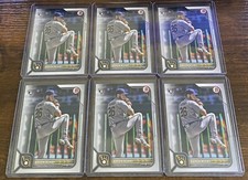 Aaron Ashby 2022 Bowman Rookie RC #21 Milwaukee Brewers Lot (12)