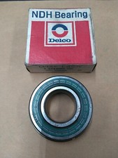 NDH Z499505 Ball Bearing 25mm x 52mm x 15mm Double Seal w/ Snap-ring Made in USA