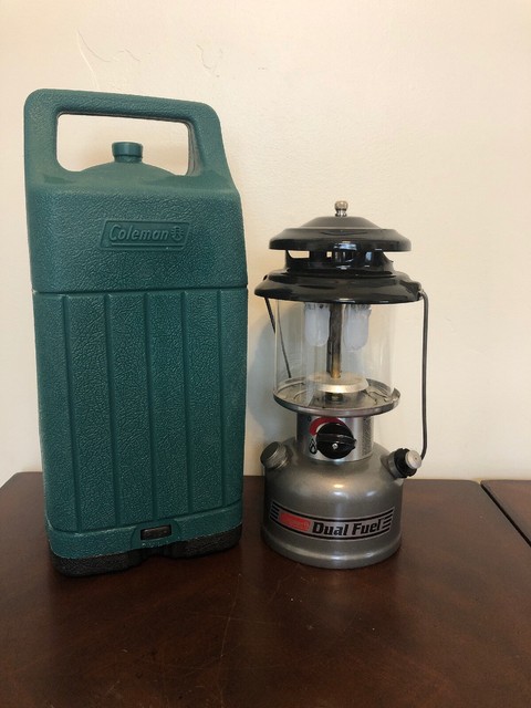 Coleman Premium Dual Fuel Lantern w/ Protective Case 2 Mantels Camping
