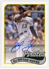 2024 Topps 1989 Baseball Autographs KeBryan Hayes Auto Pirates