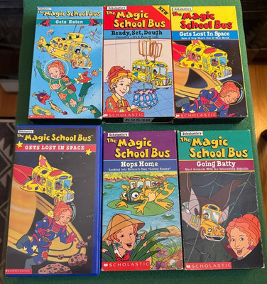 Scholastic's The Magic School Bus Lot of 6 VHS + FREE DVDs | eBay