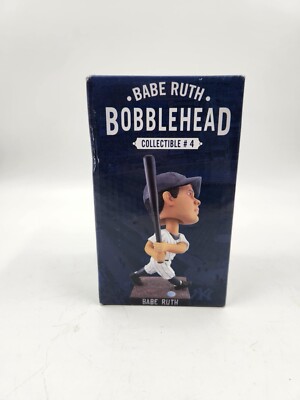 BABE RUTH BOBBLEHEAD 2015 COLLECTIBLE #4 HOF NEW YORK YANKEES SGA
