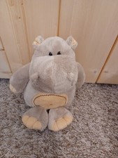 Animal Alley Hippo Hippopotamus 9" Plush Stuffed Animal 2008 Geoffrey Toys R Us