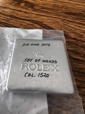 Rolex Air King NOS Hands Set Cal 1520 with genuine Rolex aluminum box