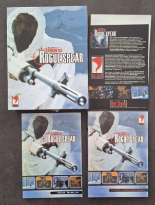 RAINBOW SIX ROGUE SPEAR - PC SPIEL LEERE BIG BOX  & HANDBUCH - RED STORM 1999