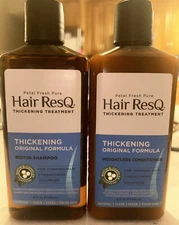 Petal Fresh Pure Hair ResQ Thickening Original Formula Shampoo & Conditioner New