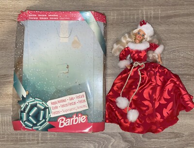 Vintage Boxed Happy Holidays Gala Special Edition Barbie Mattel #12432 (1994)