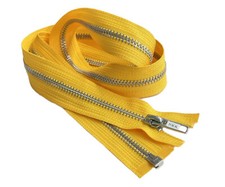 33 Inch YKK 5 Medium Weight Aluminum Metal Jacket Zipper Separating Made in USA