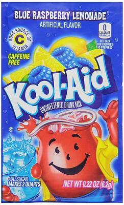 Kool-Aid Unsweetened Blue Raspberry Lemonade Artificially Flavored Powdered