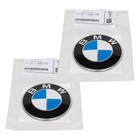 2x ORIGINAL BMW Emblem Plakette Logo Dachbox Ø 82mm 1er-8er X1-X7 i4 51767288752