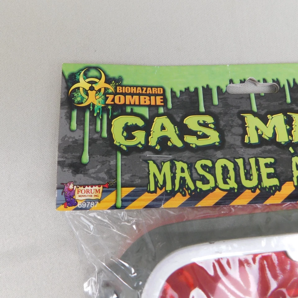 Biohazard Zombie Gas Mask Halloween Costume Accessory #3836 - Image 3 of 4