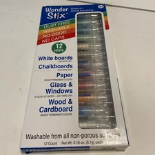 Wonder Stix Pastel Colors Dustless Chalk Crayon 12 pack