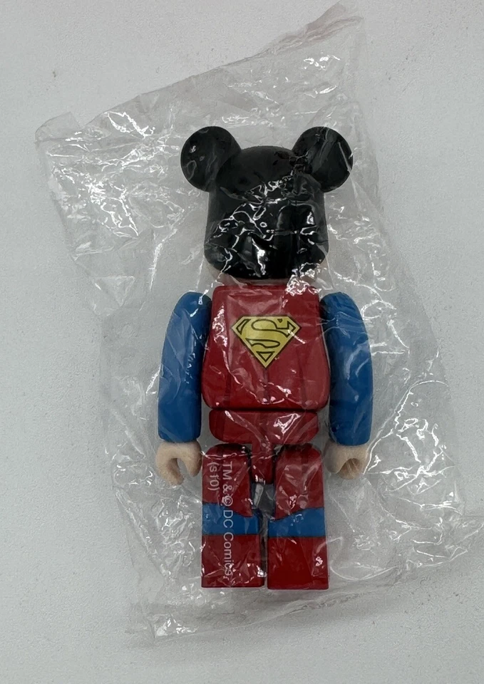 Medicom Be@rbrick 100% Serie 21 Héroe Superman Secreto Raro BBK26 Bearbrick Foto 2 de 2