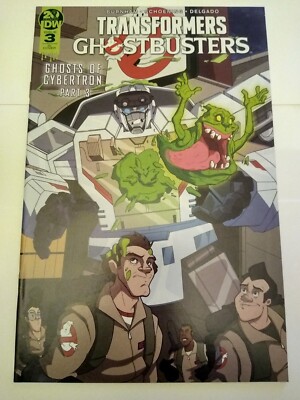 IDW Transformers Ghostbusters 3 Ghosts of Cyberton Cover 1:10 RI 2019