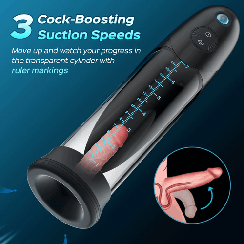 Automatic Water-Penis-Size-Growth-Power-Vacuum-Male-Enhancement-Enlarger-Pump - Picture 4 of 13