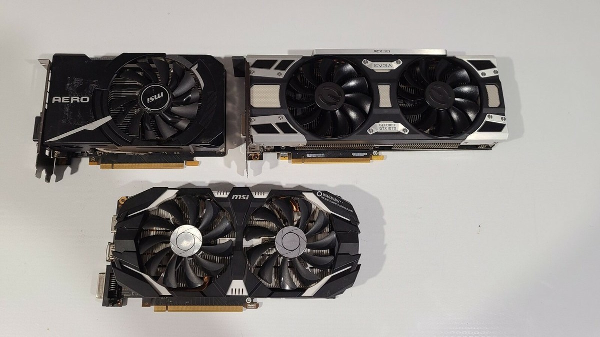 Lot not Working Graphic card Gtx 1070 8gb, Gtx 1060 6gb, Gtx 1060