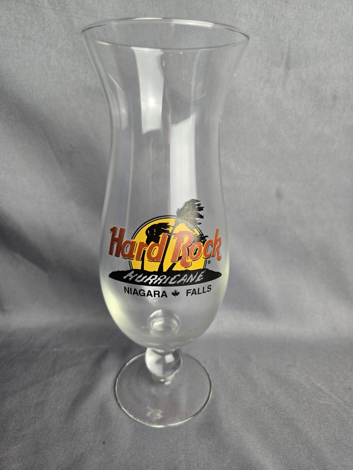Hard Rock Cafe Hurricane Cocktail Glass Niagara Falls