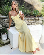 DAHLIA & GRACE - MAISIE | SOFT MEADOW GOWN | YELLOW | SIZE M