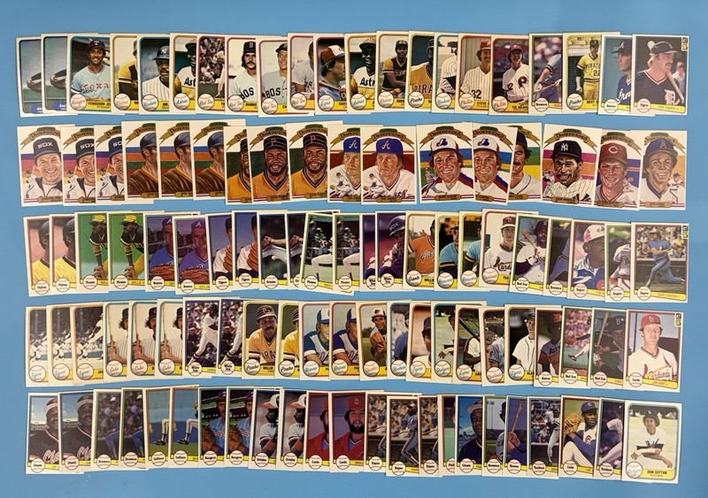 Vintage 1982 Donruss Baseball 116 Card Lot Hall Of Fame HOF ONLY sharp