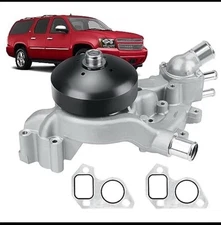 WP-1106 Engine Water Pump w/Coolant Thermostat & Gasket Compatible with AW6009