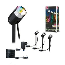 Plug & Shine LED Gartenstrahler Smart Home Zigbee 3.0 Pike Basisset IP65 RGBW+ 3