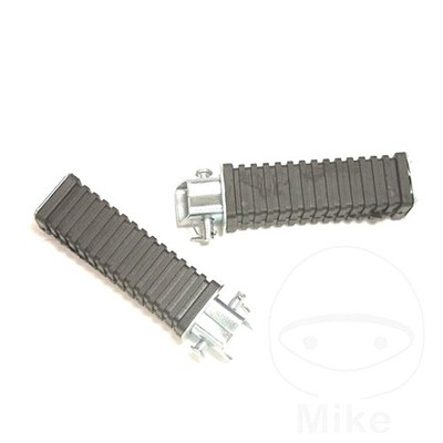 JMP Fußstütze komplett mit schwarzem Gummi passend für Honda MB 50 1980-1983