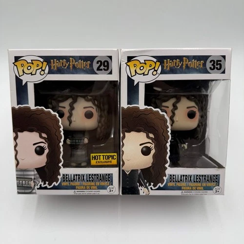 Funko Pop Lot of 2 Bellatrix Lestrange #35 & 29 HOT TOPIC Figure Harry Potter Ne