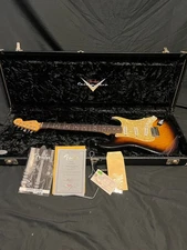 2007 Fender Custom Shop Classic Custom Strat Tobacco Burst/Flame Maple Neck-OHSC