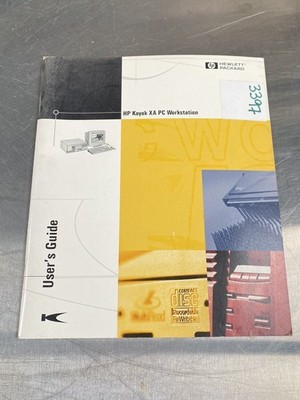 Hewlett Packard HP Kayak XA PC Workstation - Users Guide / Manual