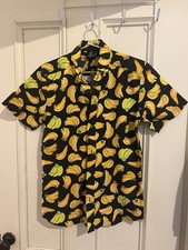 Banana Men's Grandpa Funk Shirt Sleeve Shirt Size S