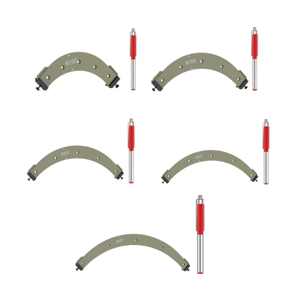 Gabarits de Rayon pour Le Fraisage D'angles, Outil Professionnel pour - Photo 1/1
