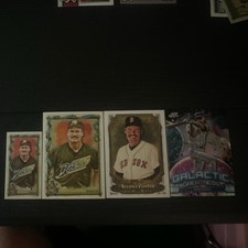 Topps Wade Boggs Red Sox & Rays Allen & Ginter Galactic Greatness 4 CardLot 2324