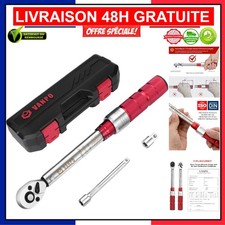Clé Dynamométrique 1/4'' Professionnelle - Précision ±3% et Adaptateur Inclus