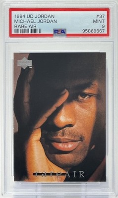 Michael Jordan PSA 9 - 1994 Upper Deck Rare Air Portrait 'No Fear