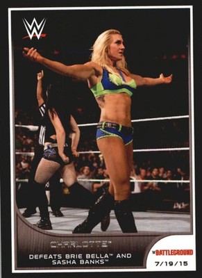 2016 Road to Wrestlemania #63 Charlotte Defeats Brie Bella and Sasha Banks WWE