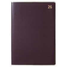 Laconic Notebook 2026 A5 Monthly Cotton Wine LED27-250WI Starting in December