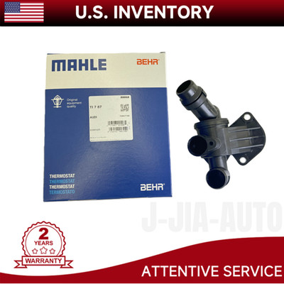 OEM MAHLE Thermostat W/ Housing Coolant Flange For Audi A4 B7 2.0 06D121111G