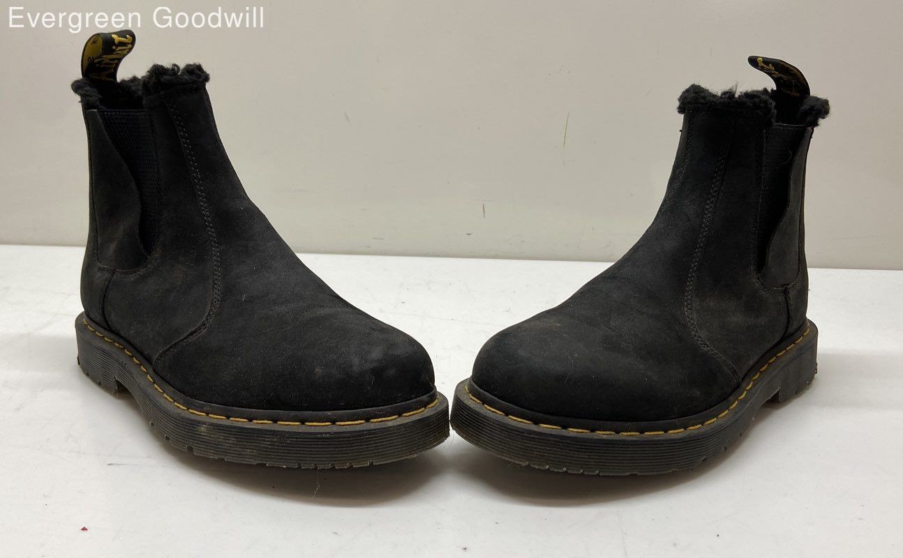 Dr Martens Men’s Black Suede Pull On Boots Size / WMN 9