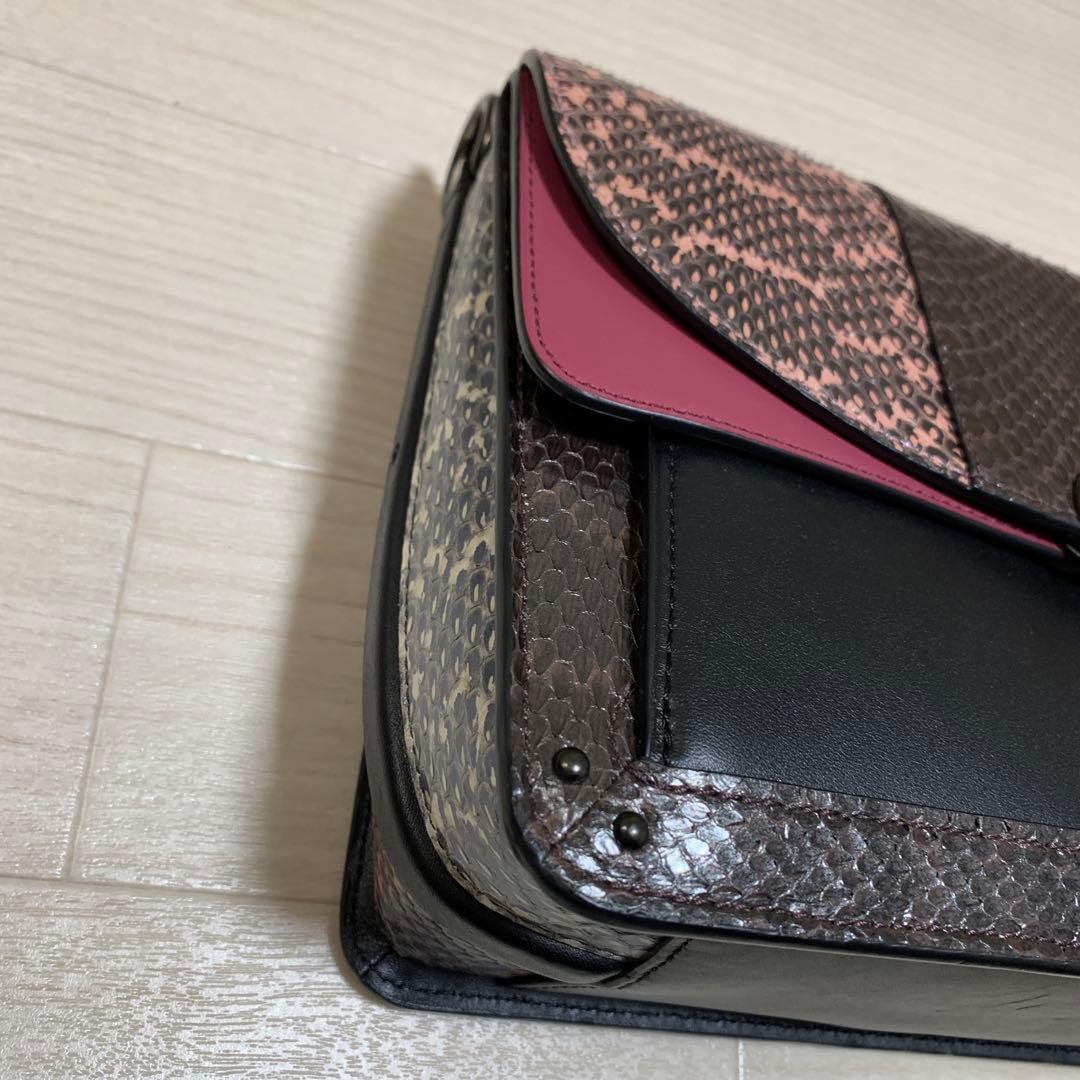 Coach Dreamer Python Pattern 2Way Shoulder Bag Ex… - image 10