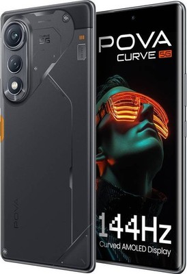 Tecno Pova Curve 5G (Black, 128 GB 8 GB RAM) Dimensity 7300 NFC Global Version