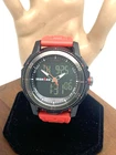 Timex Men's Watch TW5M55000 Ironman Quartz Sport Red Black Rubber Band 46mm