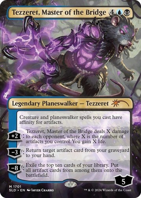 #ad MTG Tezzeret Master of the Bridge SLD 1701 Secret Lair Showcase Bloomburrow $19.95
