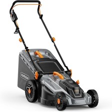 1600W Electric Lawn Mower 38cm Cut 42L Grass Box Corded Garden